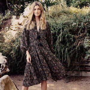 Doen Honfluer Dress in Anita Paisley